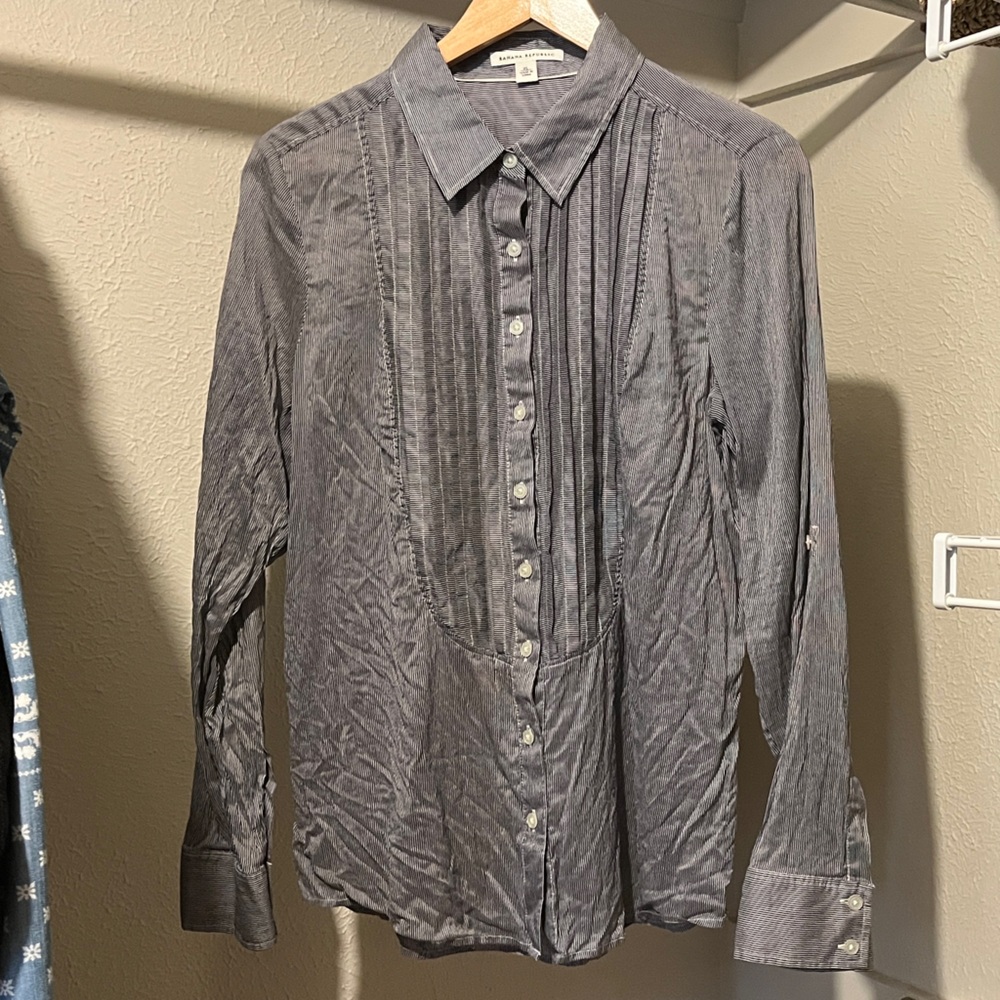 Banana Republic Pinstripe Shirt shirt